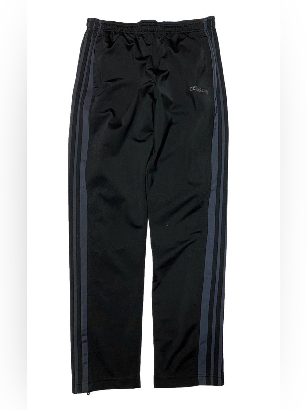 Adidas Track Pants Dazzle Mens 2XL Black 3 Striped Athletic Drawstring Gym